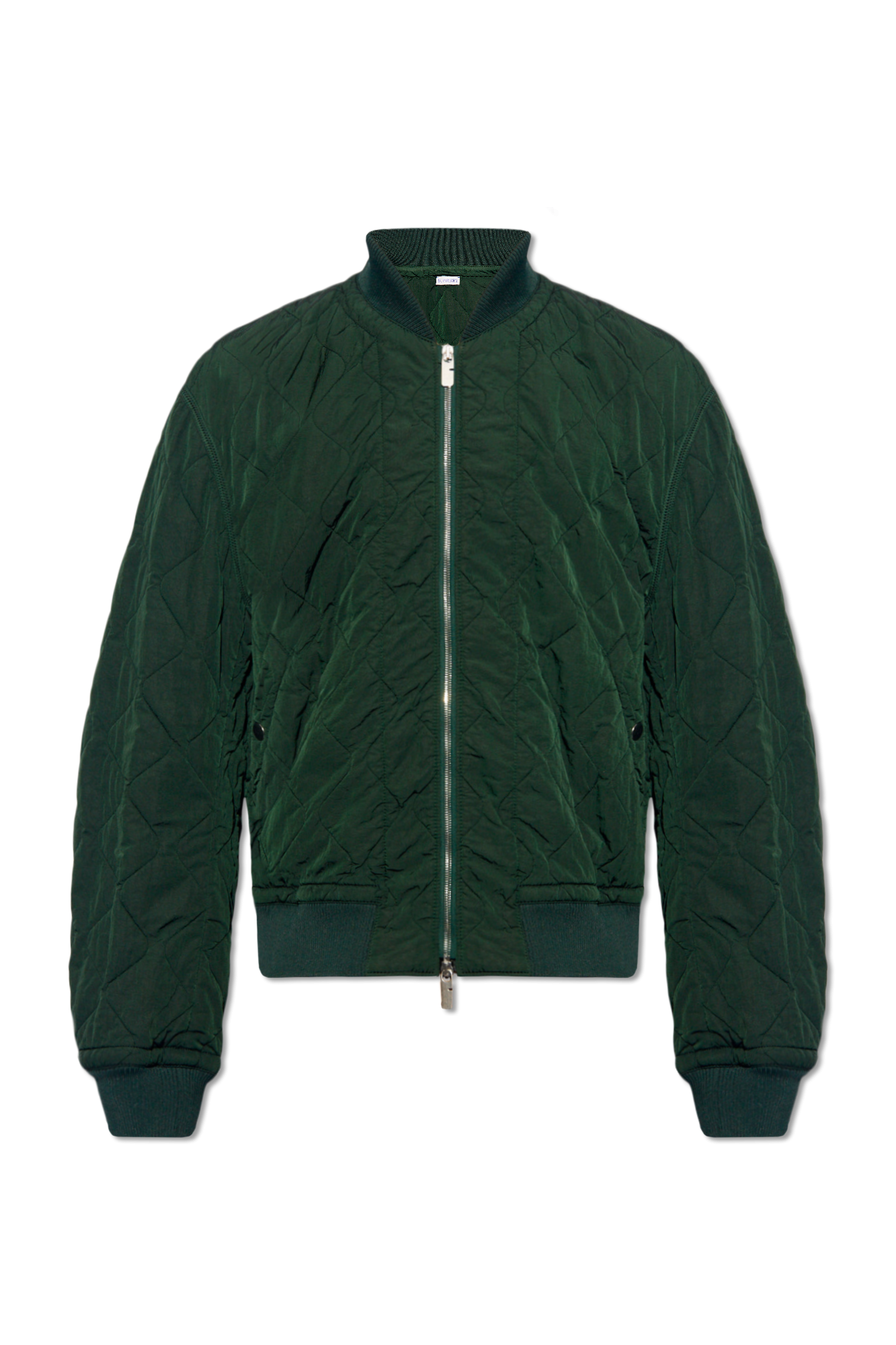 Burberry green cheap bomber jacket